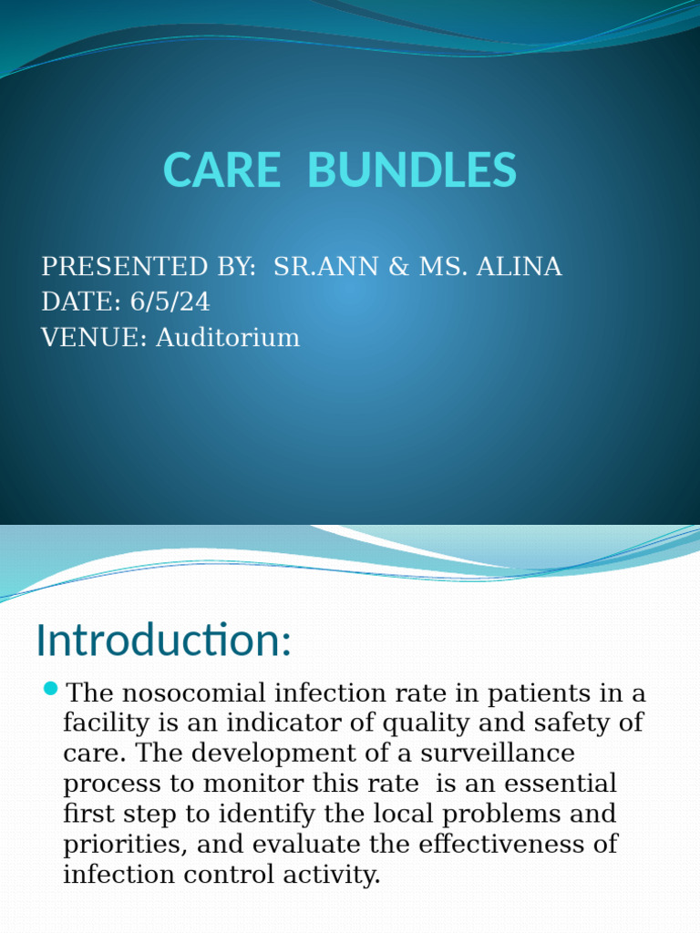 ICU Care Bundles for Infection Control | PDF | Urinary Tract Infection ...