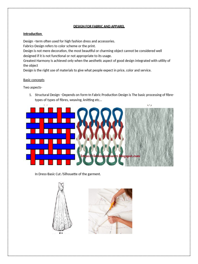 Design For Fabric and Apparel | PDF | Color | Textiles