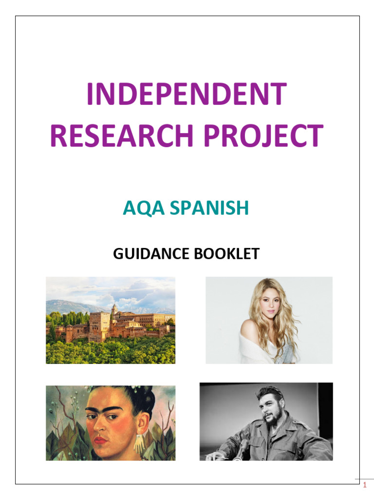Independent Research Project: Aqa Spanish | PDF | Knowledge | Evaluation