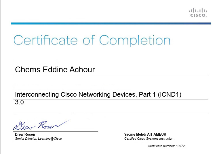 Cisco Certified Course Completion Certificate__303_51408484 | PDF