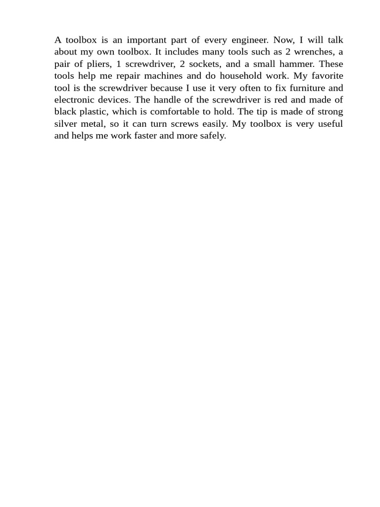 My Essential Engineering Toolbox | PDF