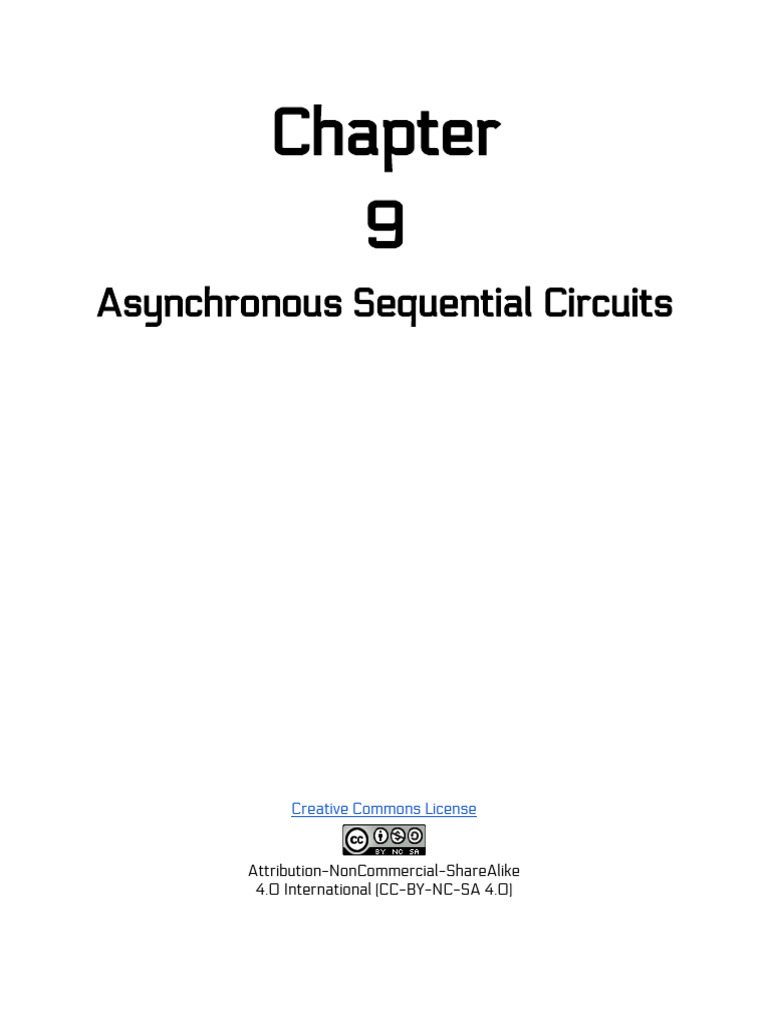 Asynchronous Sequential Circuits Explained | PDF | Electronic Circuits ...