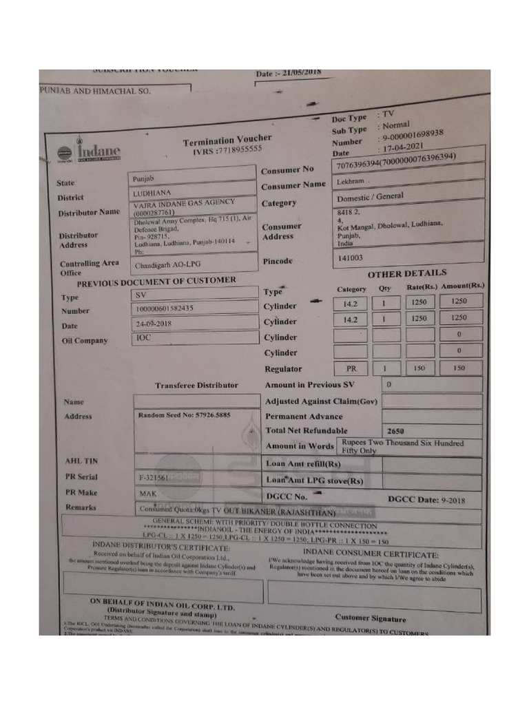 Gas Document | PDF