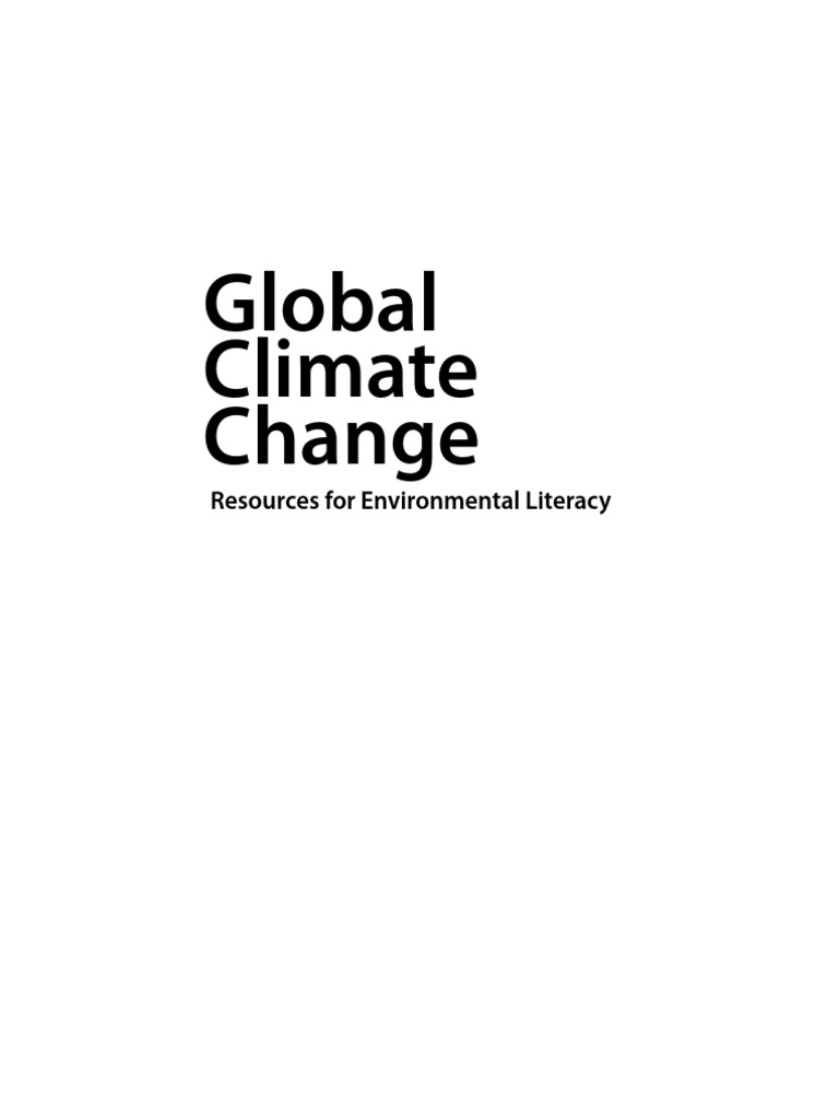 Climate Change Literacy | PDF | Greenhouse Effect | Atmosphere Of Earth