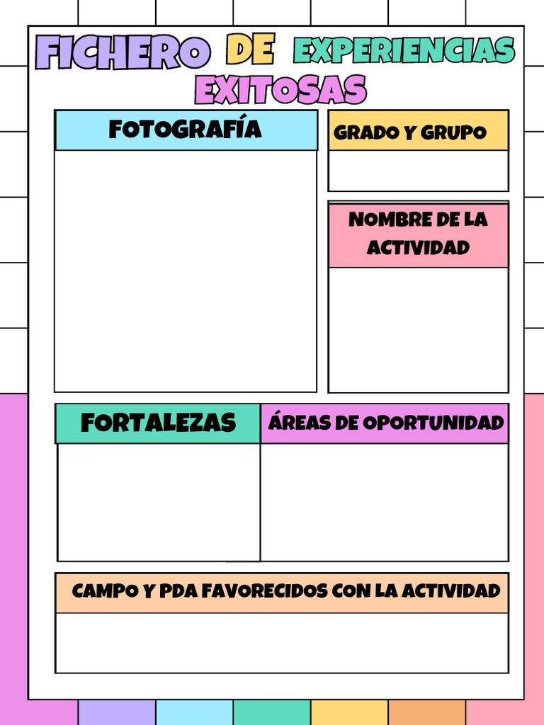 Fichero Experiencias Exitosas | PDF