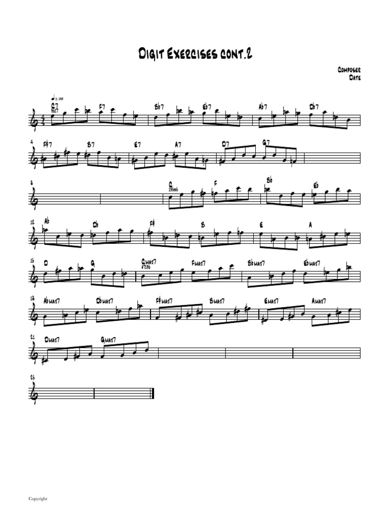 Digit Exercises Cont | PDF