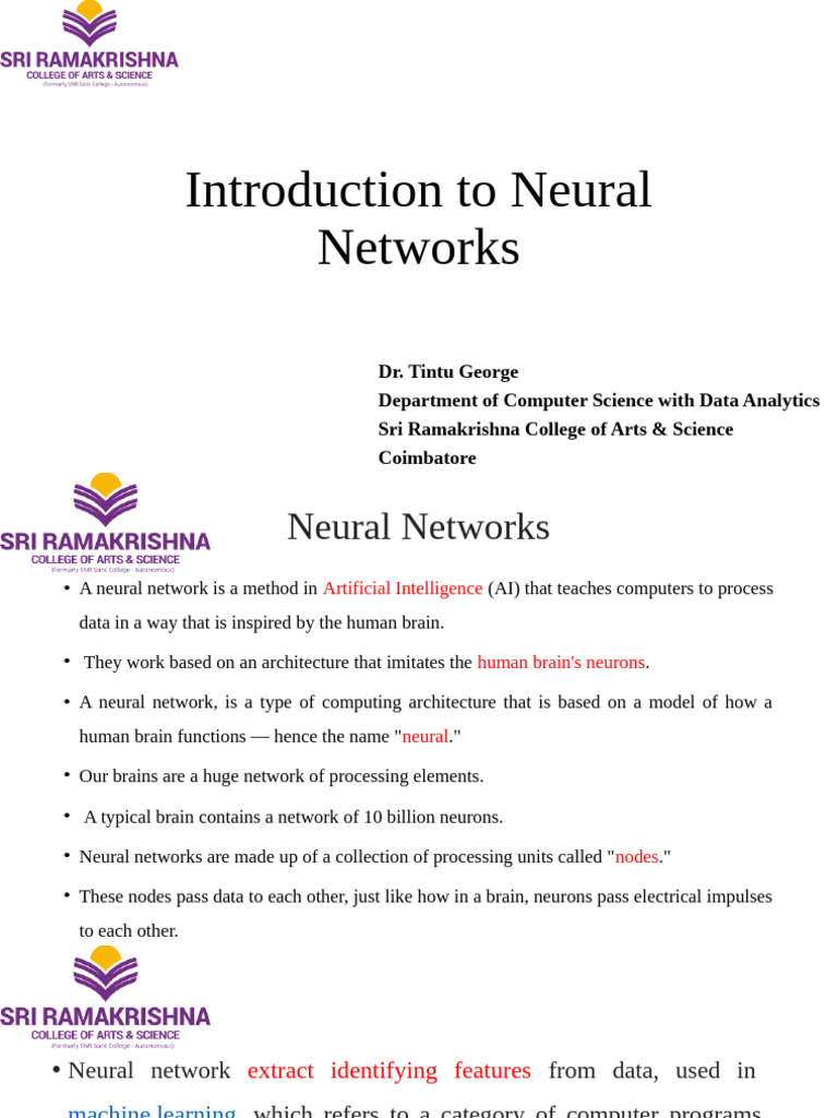Introduction to Neural Networks Basics | PDF | Artificial Intelligence ...