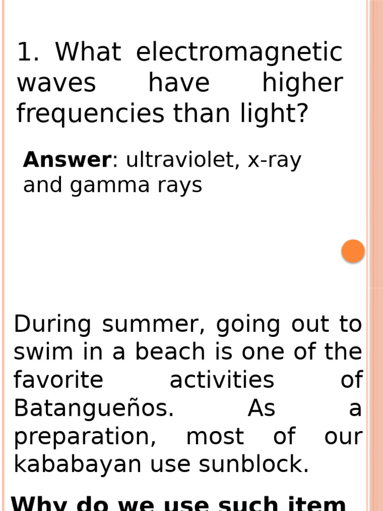 Uses and Effects of UV, X-ray, Gamma Rays | PDF | Ultraviolet ...