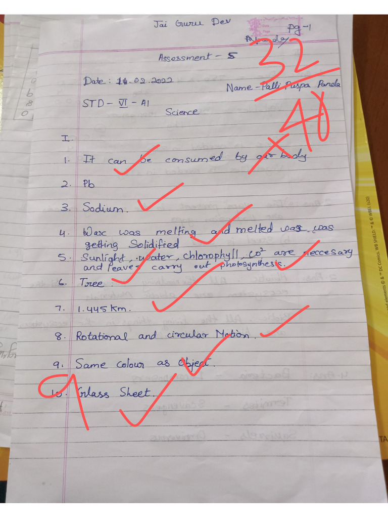Edited - Science Exam Paper | PDF