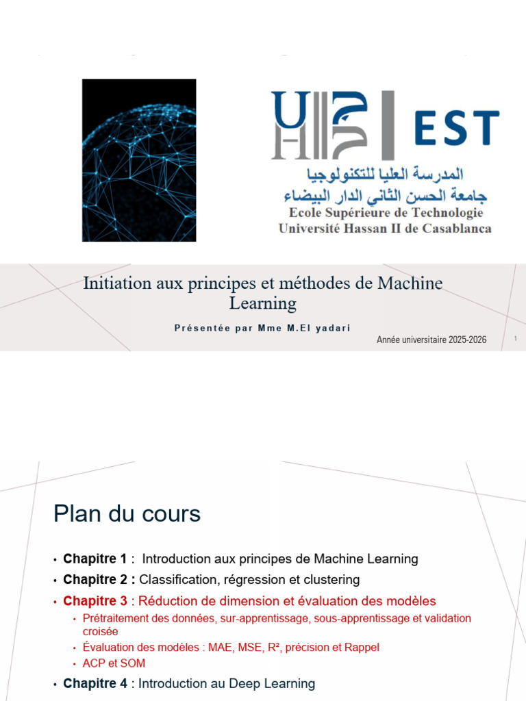 Introduction au Machine Learning et Deep Learning | PDF | Apprentissage ...