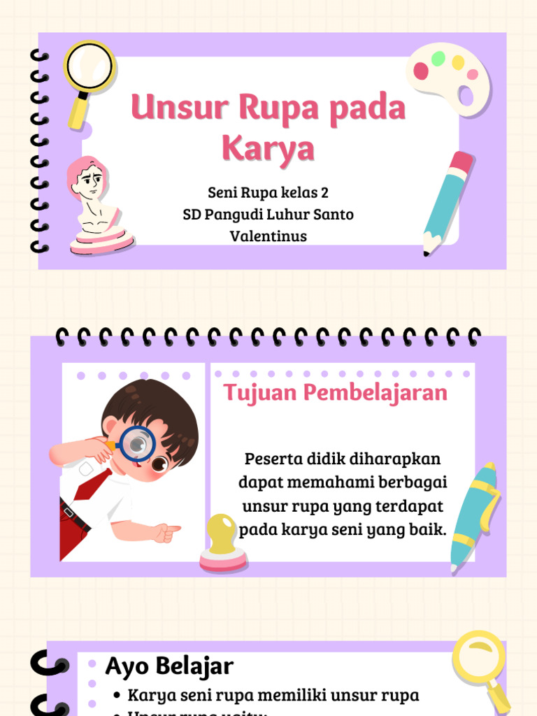 Unsur Rupa dalam Karya Seni Rupa | PDF