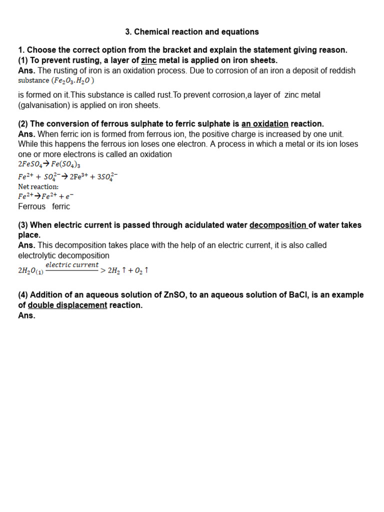 Chapter 1 gravitation | PDF | Redox | Chemical Reactions