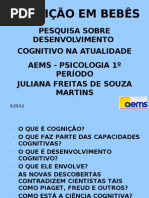 COGNIÇÃO EM BEBÊS