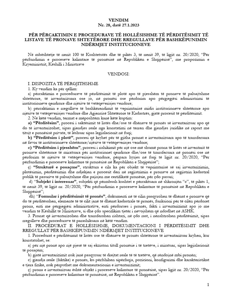 Vendim 2023 01 27 28 | PDF