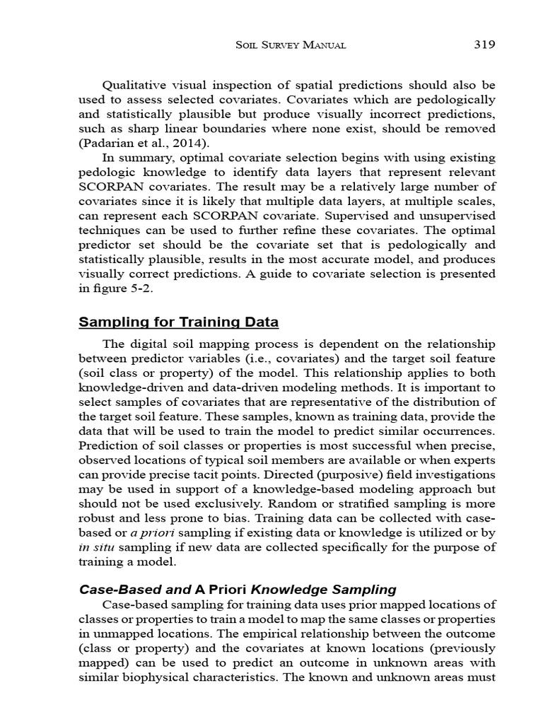 Soil Covariate Selection Guide | PDF | Sampling (Statistics ...