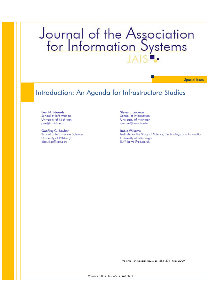 Infrastructure Studies: An Overview | PDF | Infrastructure | Science