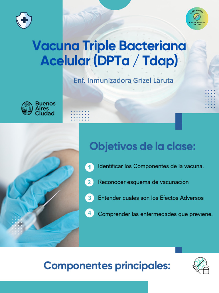 Vacuna DPTa | PDF | Enfermedades y trastornos | Enfermedades y ...