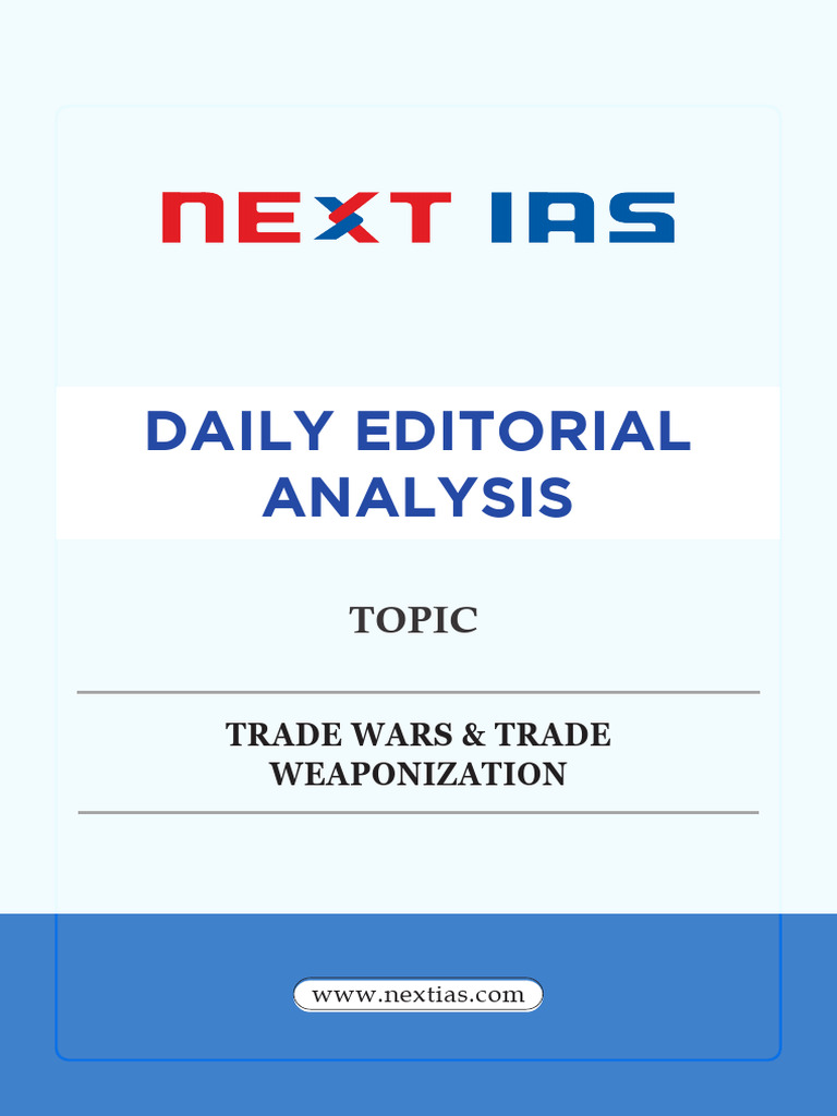 Trade Wars and Weaponization Explained | PDF | Tariff | Trade