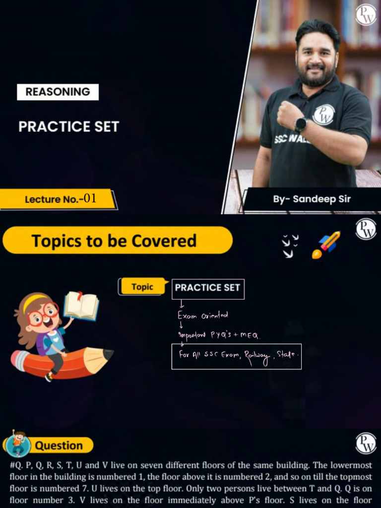 Practice Set 01 - Class Notes | PDF