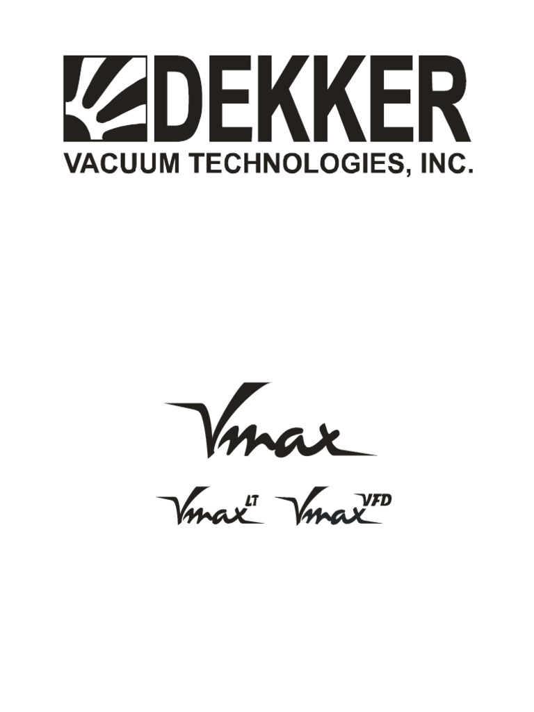 Vmax Operation Manual | PDF | Pump | Valve