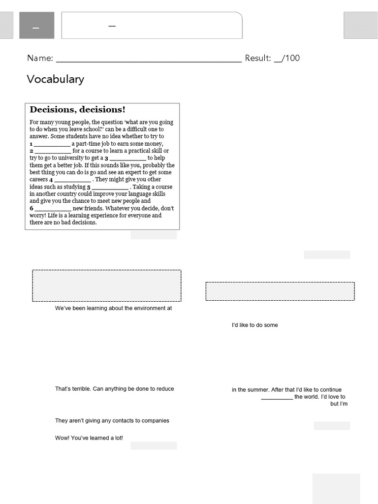 GI B1PLUS U4to6 Test Higher | PDF | Theft