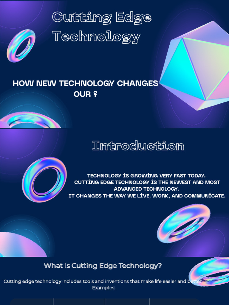 Cutting Edge Technology | PDF