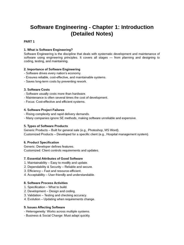 Introduction to Software Engineering Basics | PDF | Software | Software ...