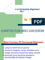 Introduction To Horizontal Alignment No.1