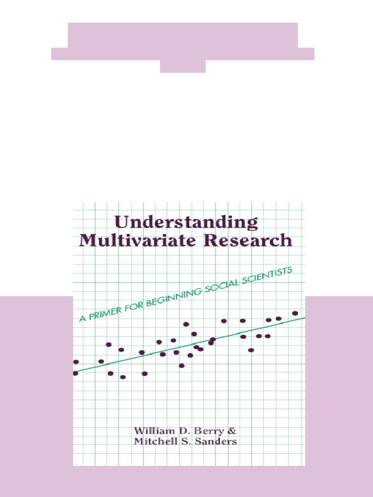 (Ebook) Understanding Multivariate Research : a Primer For Beginning ...