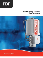 Valtek Spring Cylinder Linear Actuators: Experience in Motion