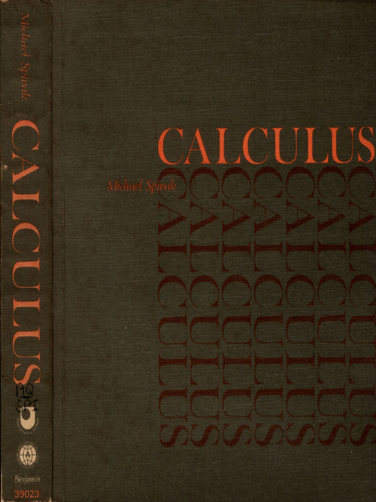 Spivak Calculus | PDF