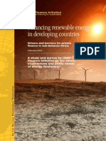 Financing Renewable Energy in Subs Aha Ran Africa