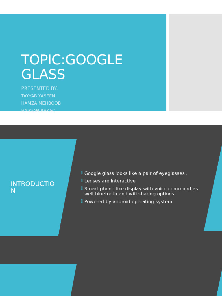 Google Glass: Features, Advantages, and Failures | PDF