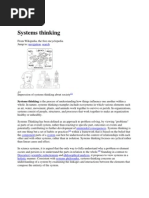 Sistem Thinking Dan Analisa Pengambilan Keputusan