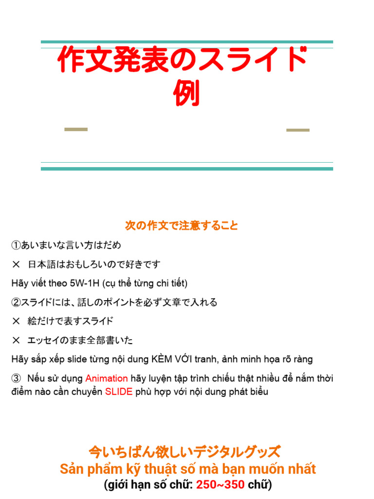 Script mẫu + Slide mẫu | PDF