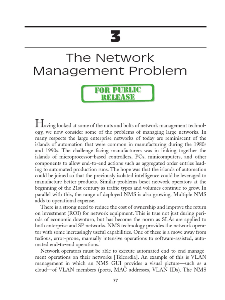 Network Management Problem | PDF | Multiprotocol Label Switching ...
