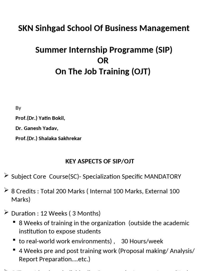 SKN Business Management Internship Guide | PDF | Thesis