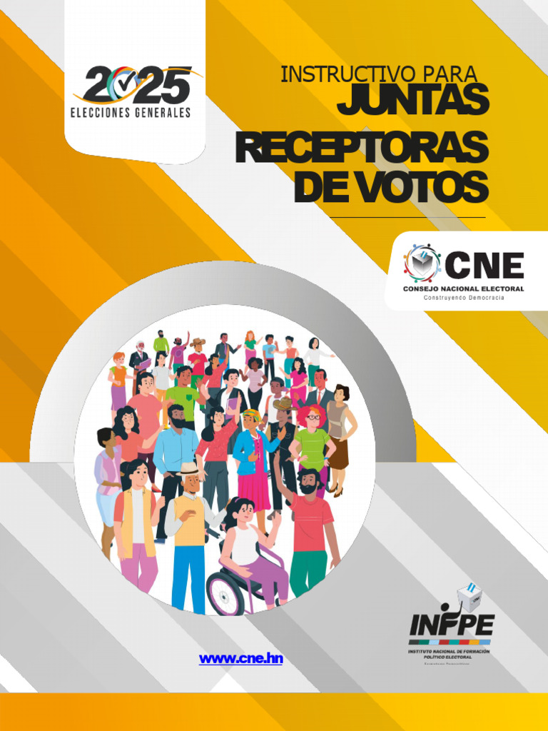 Instructivo Juntas Receptoras Votos 2025 | PDF | Elecciones | Votación