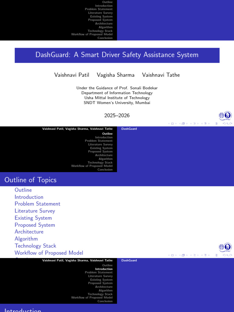 DashGuard: Affordable Driver Safety System | PDF | Artificial ...