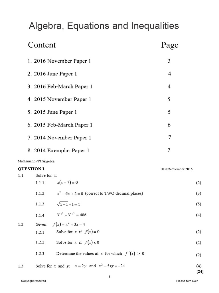 June paper 1 2023 memo | PDF | Abstract Algebra | Mathematical Concepts