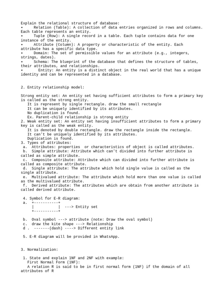 Understanding Database Relationships and Normalization | PDF | Computer ...