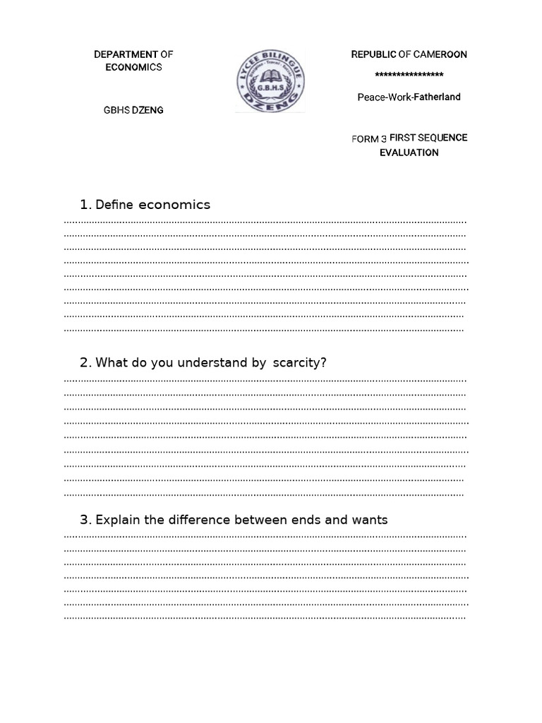 Form 3 Exams | PDF