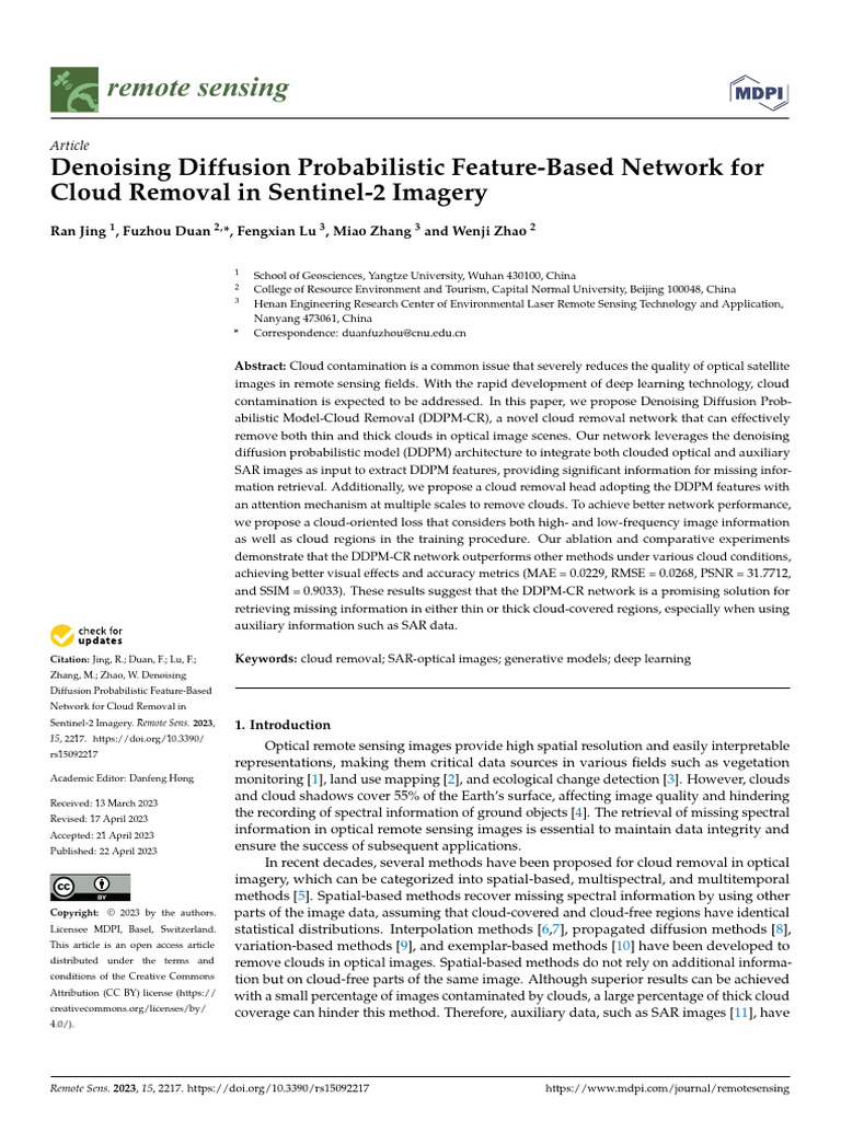Denoising Diffusion Probabilistic Feature-Based | PDF | Deep Learning ...