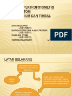 Aplikasi Spektrofotometri Serapan Atom Pada Uranium Dan Timbal