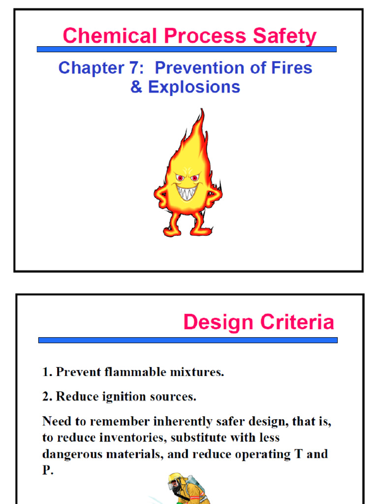 Process Satety Chapter7 New | PDF | Stoichiometry | Combustion