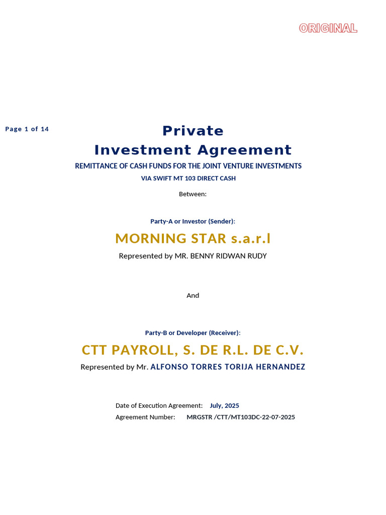 Doa Morning Star Draft | PDF | Banks