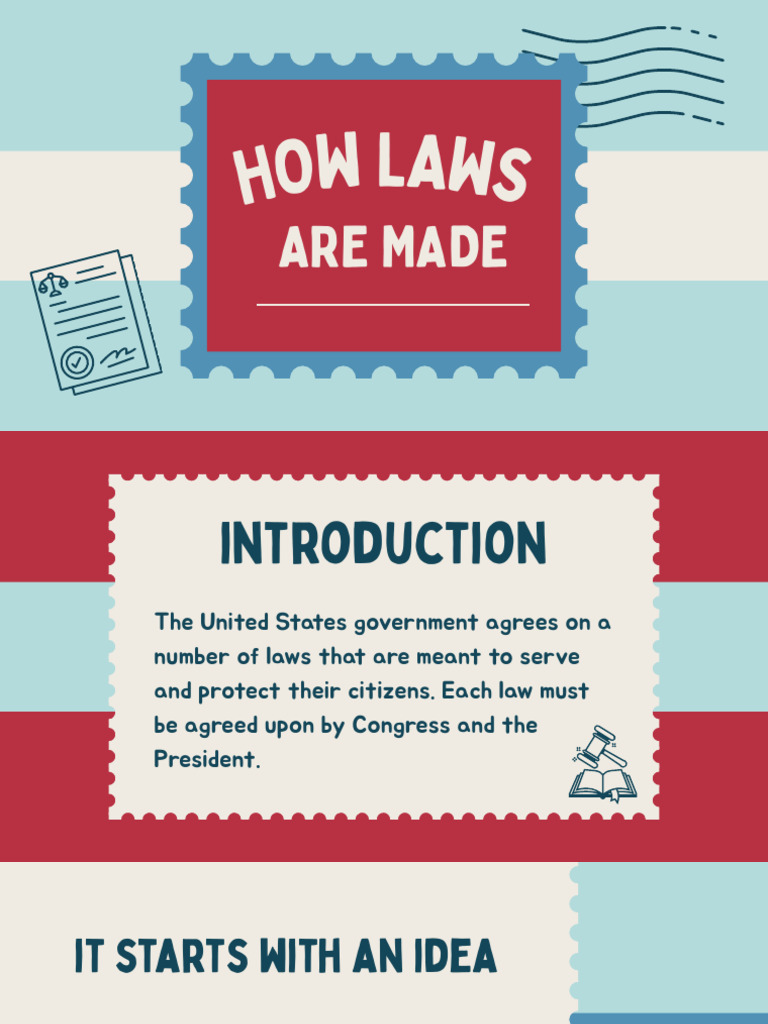 How Laws Are Made in the U.S. | PDF