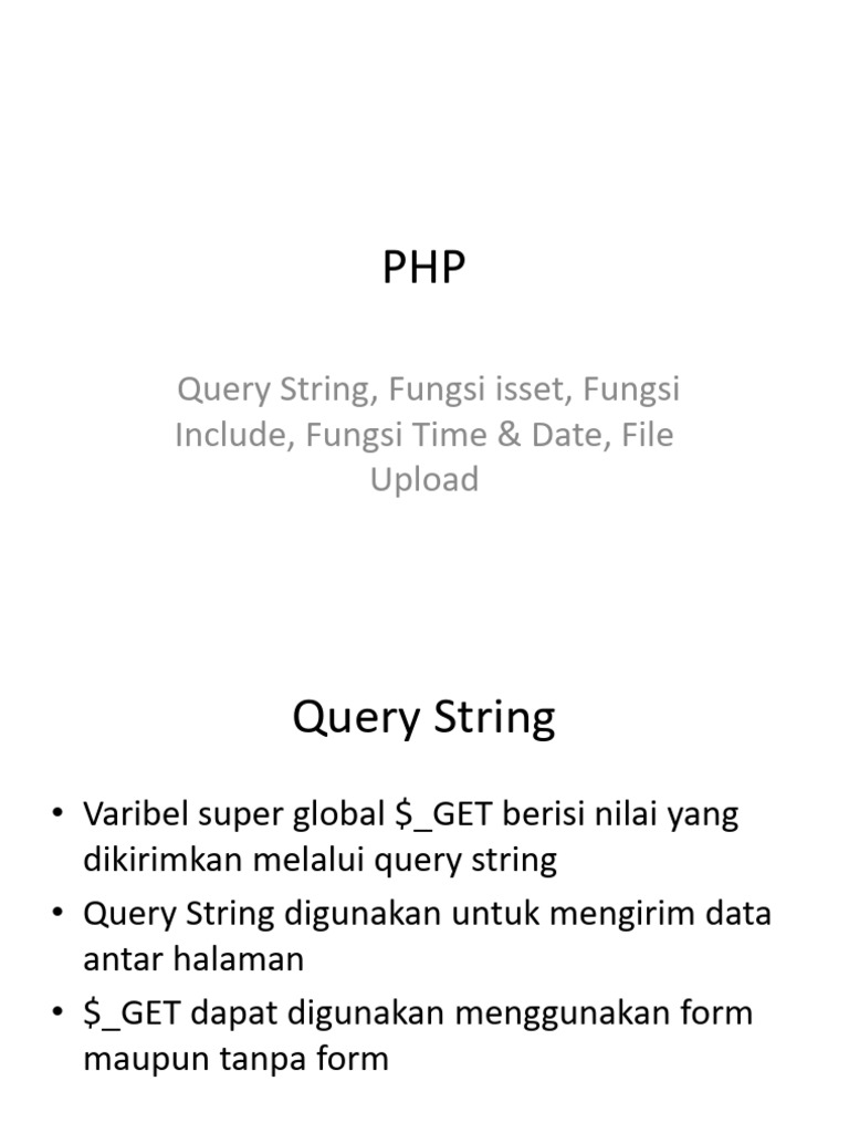 Panduan Penggunaan PHP untuk Upload File | PDF