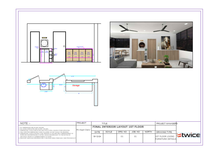 Final Interior Layout 1st Floor Plan | PDF | Chess Theory | Chess
