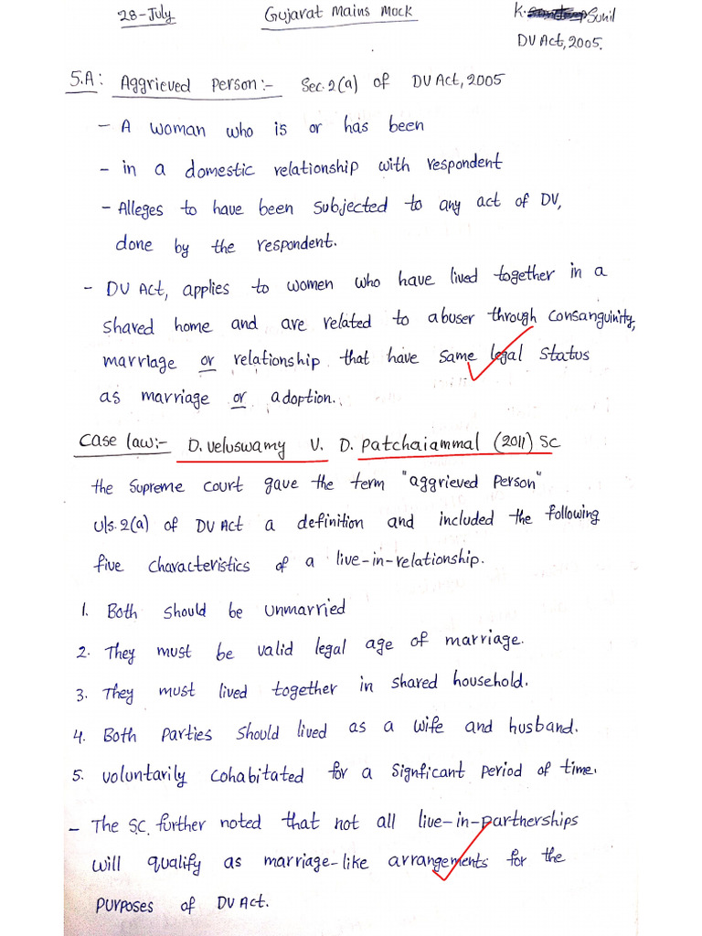 Gujarat DV Mock | PDF